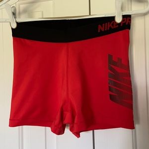 Nike Pro spandex shorts